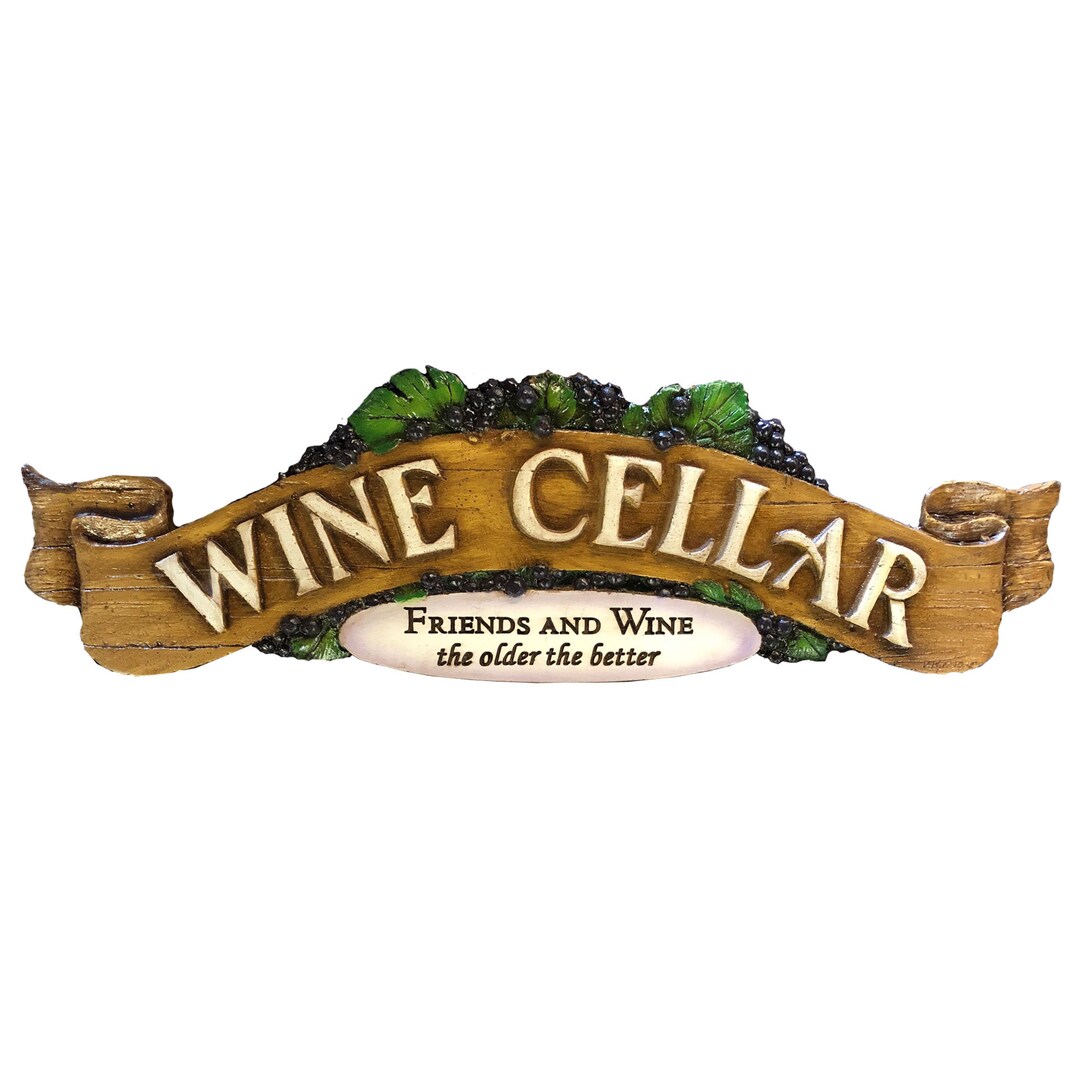 Personalized Wine Cellar Sign and Door Topper Etsy