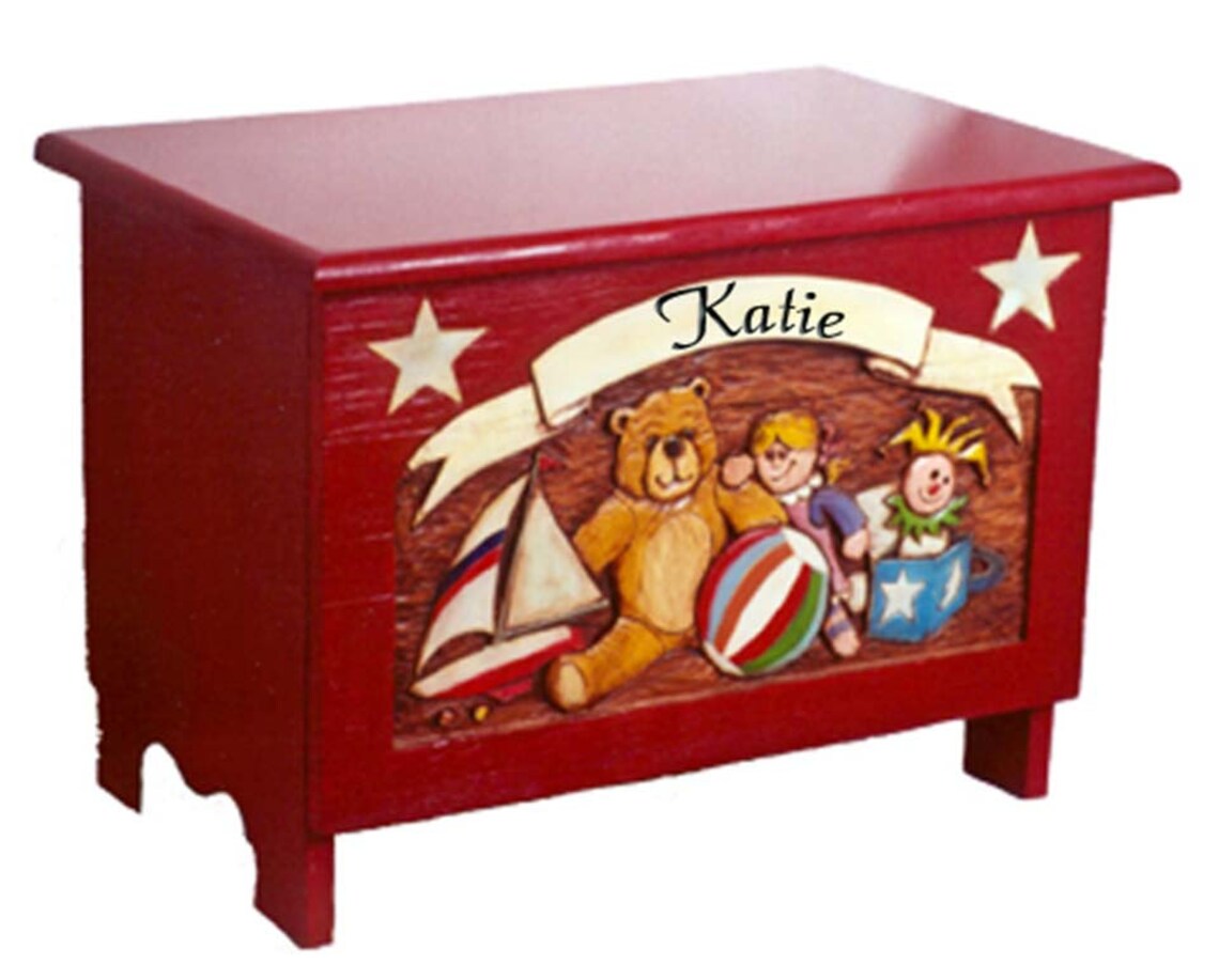 Toy Box Personalized Etsy