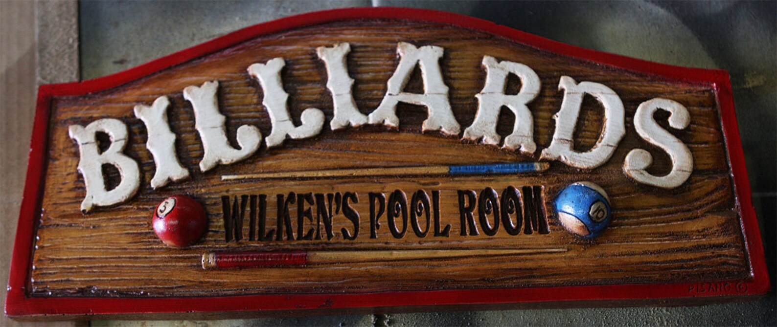 Billiards Personalized Sign Etsy