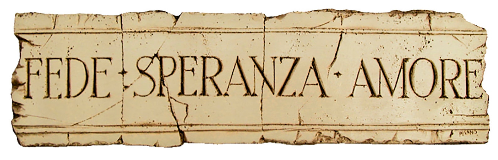 Italian Faith Hope Love Wall Plaque and Door Topper Etsy