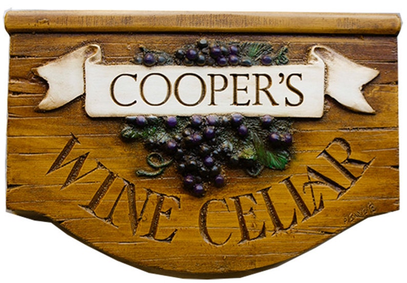 Wine Cellar Personalized Sign Etsy