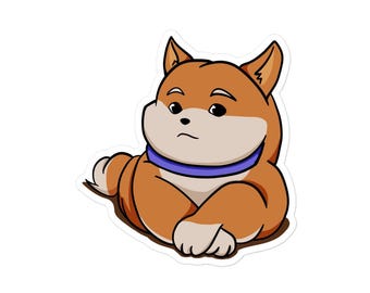 So Much Wow - Shiba Inu Kiss-Cut Sticker