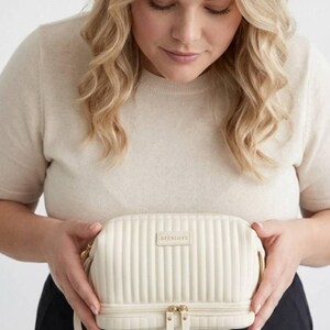 Doppelschicht Kosmetiktasche | Make-up-Pinsel-Organizer, Reise-Kulturbeutel