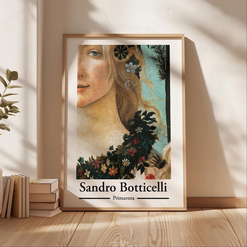Primavera Renaissance Sandro Botticelli Primavera Renaissance Painting Floral Mythology Art ...