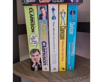 Pack de 6 libros de Jeremy Clarkson: Top Gear y El mundo según Clarkson.