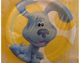 Blue's Clues 8 Paper Plates 8inch