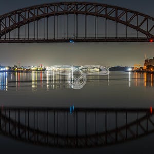 Hell Gate Bridge Bundle, 13x19 Print, 11x14 Print, 8x10 Print, Greeting Card, Photography, NYC Wall Art, Gift for Men, Gift for Women