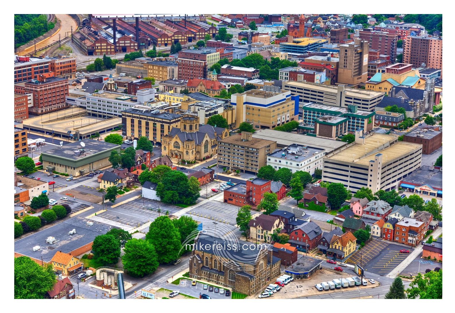 Johnstown Pennsylvania flood historical cityscape Cambria Etsy
