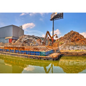 Gowanus Canal, Panorama, Panoramic, Pano, Brooklyn, Gowanus, New York City Wall Art, Gift for Men, Gift for Women