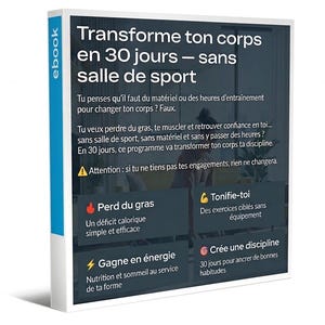 30-dagen fitnessprogramma zonder apparatuur | Gewichtsverlies + spieropbouw | E-book over lichaamstransformatie