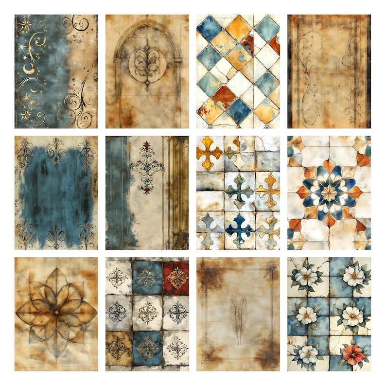 Medieval Pagework, Medieval Junk Journal Pages, Medieval Journal ...