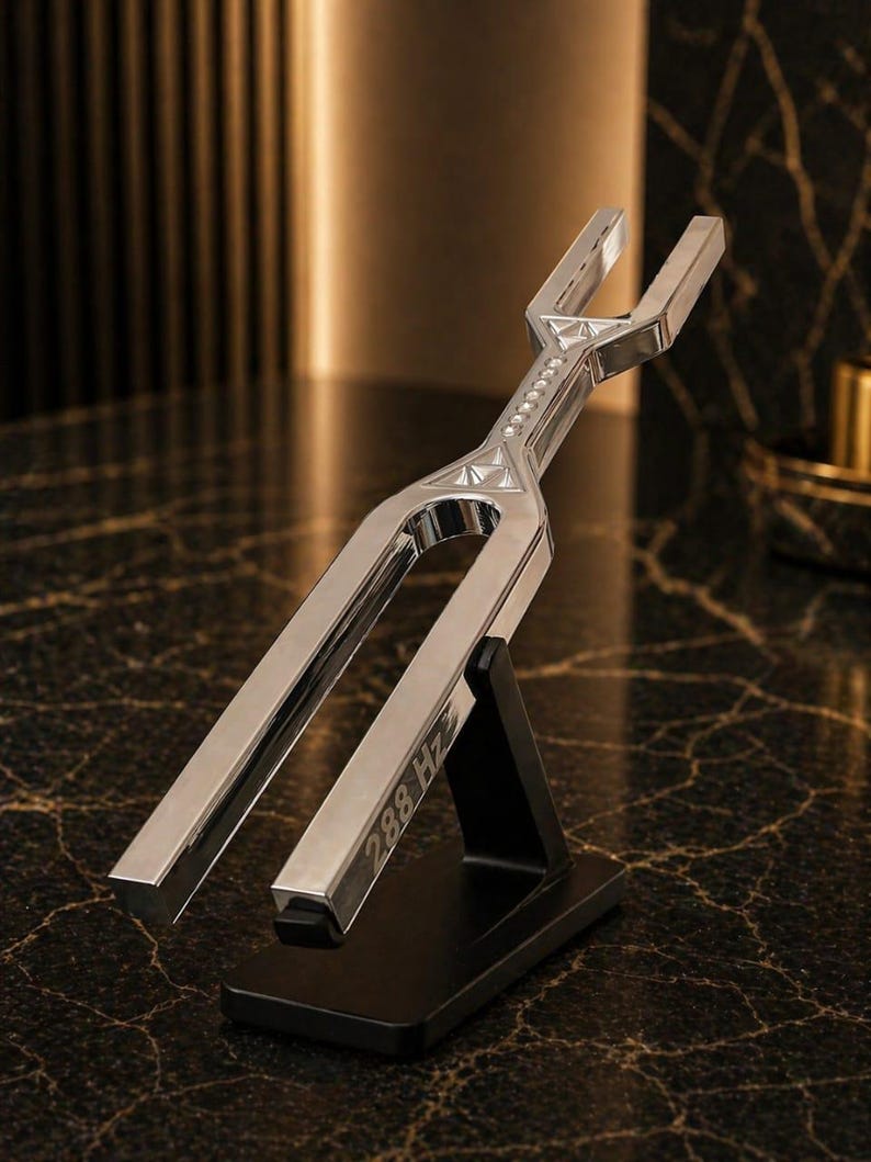 DNA Key 426-852 Hz Dual Side Giant Tuning Fork | Solfeggio Sound ...