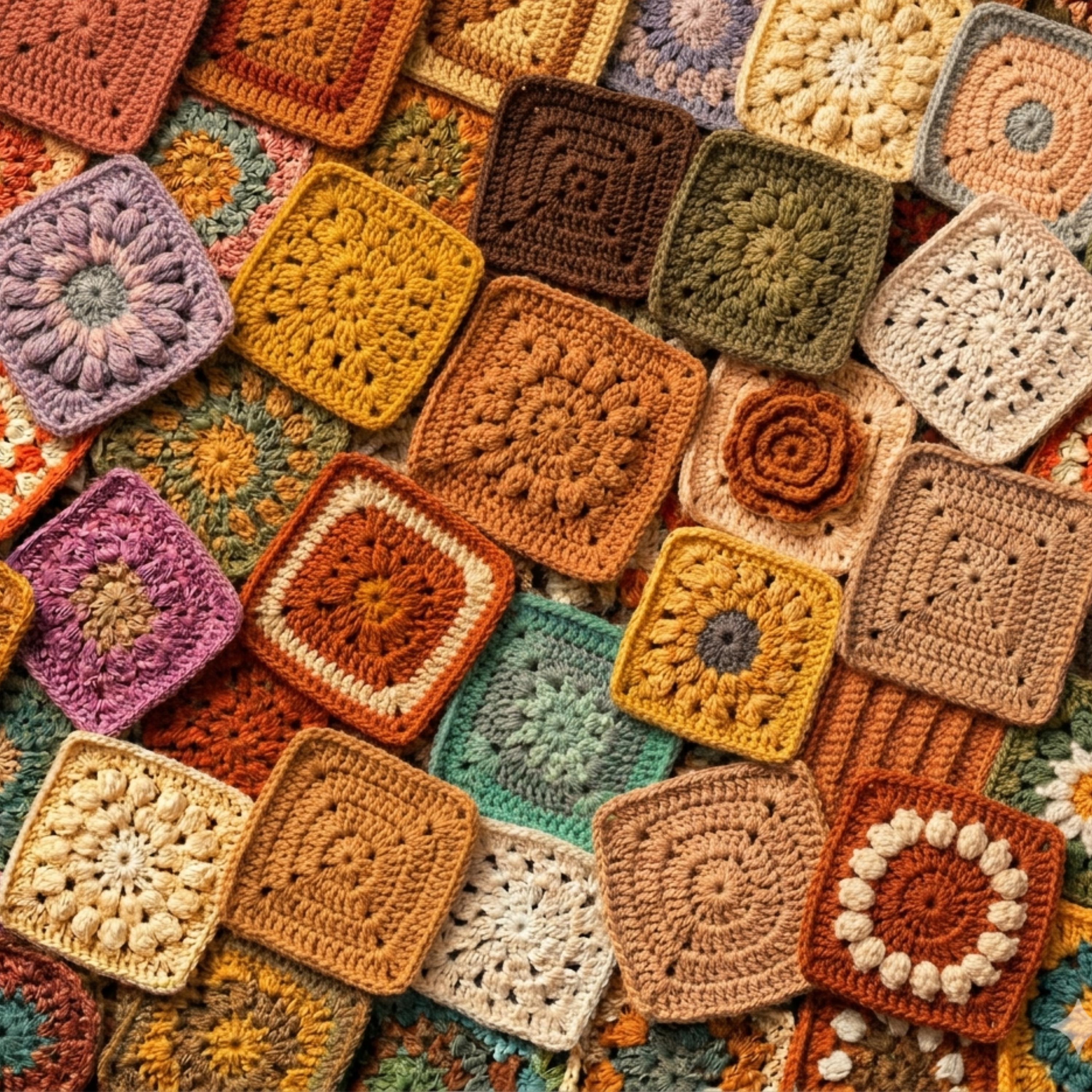 999+ Crochet Granny Square Patterns Bundle | Afghan Blanket Motifs (PDF ...