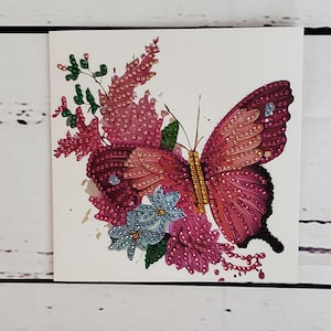 Carte de voeux art diamant vierge-carte fête des mères-carte meilleure maman-carte nouvelle mère-carte baby shower-carte de fête des mères art diamant foré à la main