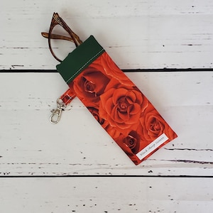 Padded Fabric Eyeglasses Case - Reading Glasses Case - Soft Eyeglasses Case - Travel Eyeglasses Case - Arthritis Friendly Glasses Case