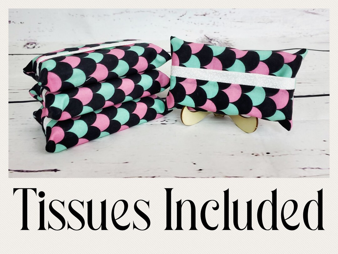 Travel Tissue Holder W/tissue Pack Purse Tissue Holder Stocking Stuffer