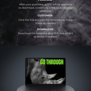 Fitness-Planer Printable | Bearbeitbare Canva-Form | 10-Wochen-Fitness-Challenge | Dunkelgrüne Auflage | Körper-Transform-Packung | Digitaler Download Bild 2