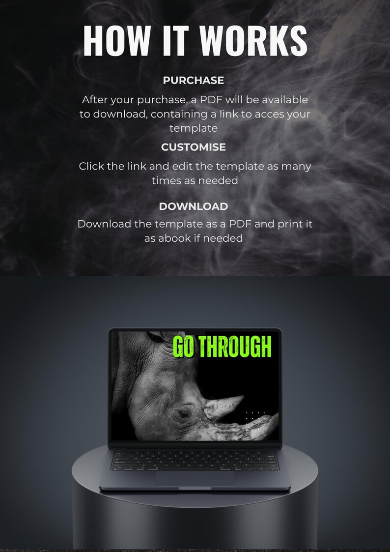 Fitness-Planer Printable | Bearbeitbare Canva-Form | 10-Wochen-Fitness-Challenge | Dunkelgrüne Auflage | Körper-Transform-Packung | Digitaler Download Bild 2