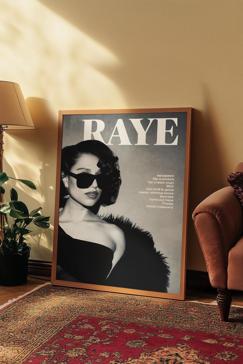 Raye Album Cover Poster | Music Wall Art, Stockholm Style (digital ...
