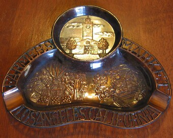 Wonderful Souvenir Ashtray from The Farmers Market, Los Angeles CA