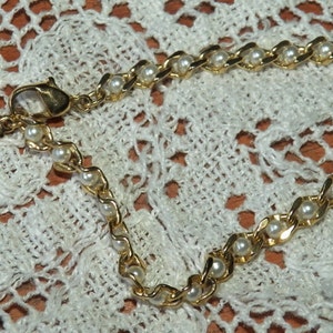 Dainty and Gorgeous Napier Caged Pearl Bracelet