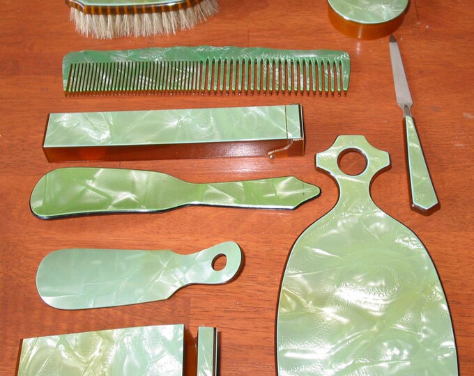 8 Piece Vanity Set Etsy