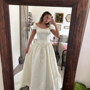 sachin and babi light blue dress OLEG CASSINI WEDDING DRESS, IVORY CHAMPAGNE RUM, K2000, EMBROIDERY BEADS,  SIZE 8 main image 0