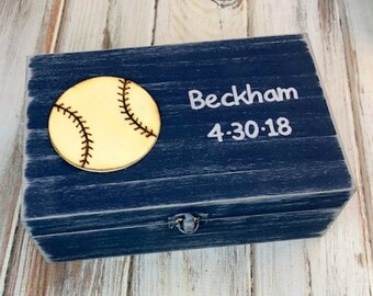 First Birthday Time Capsule - Rustic Keepsake Box - Infant Loss - Condolence Gift - Memory Box - Baby Loss Keepsake - Baptism Keepsake Gift