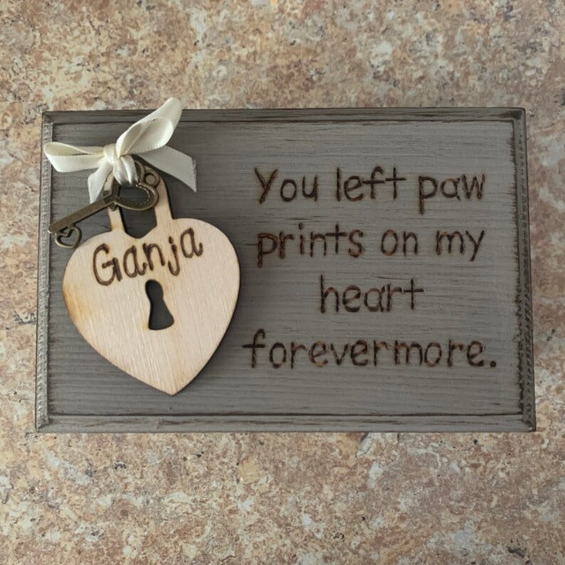 Pet Loss Keepsake Gift Pet Memorial Pet Memory Box Pet Etsy