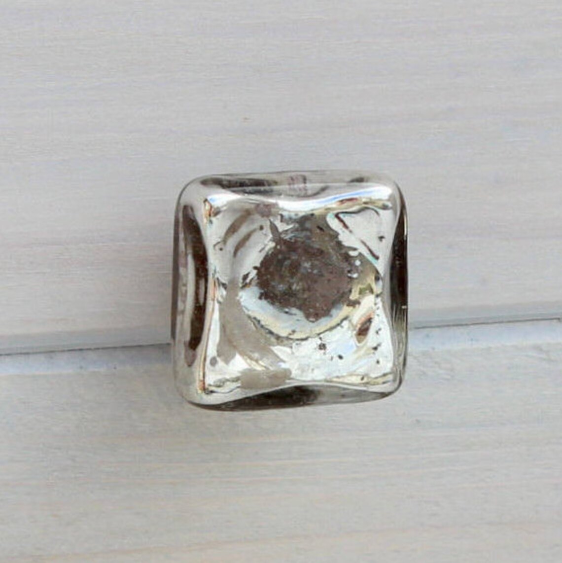 Mercury Glass Knob Drawer Pulls Glass Knobs Knobs Etsy