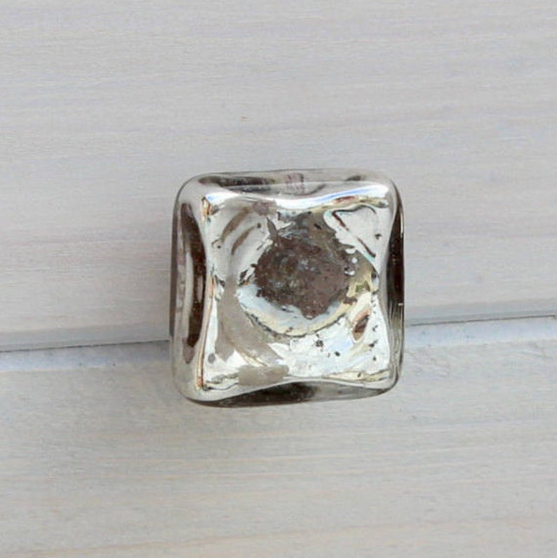 Mercury Glass Knob Drawer Pulls Glass Knobs Knobs Etsy