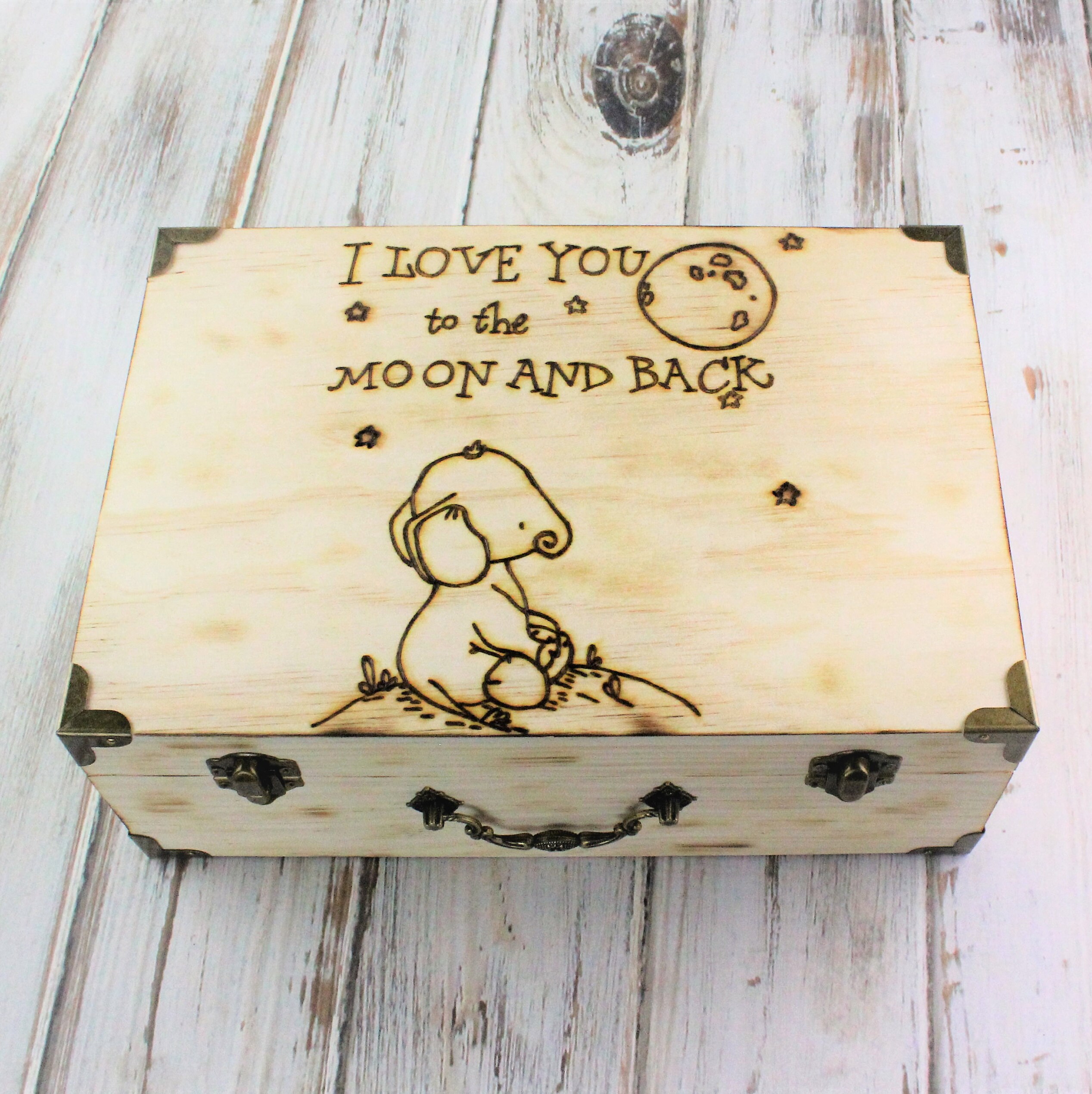 Personalized Keepsake Box Baby Child's Time Capsule 1st Etsy