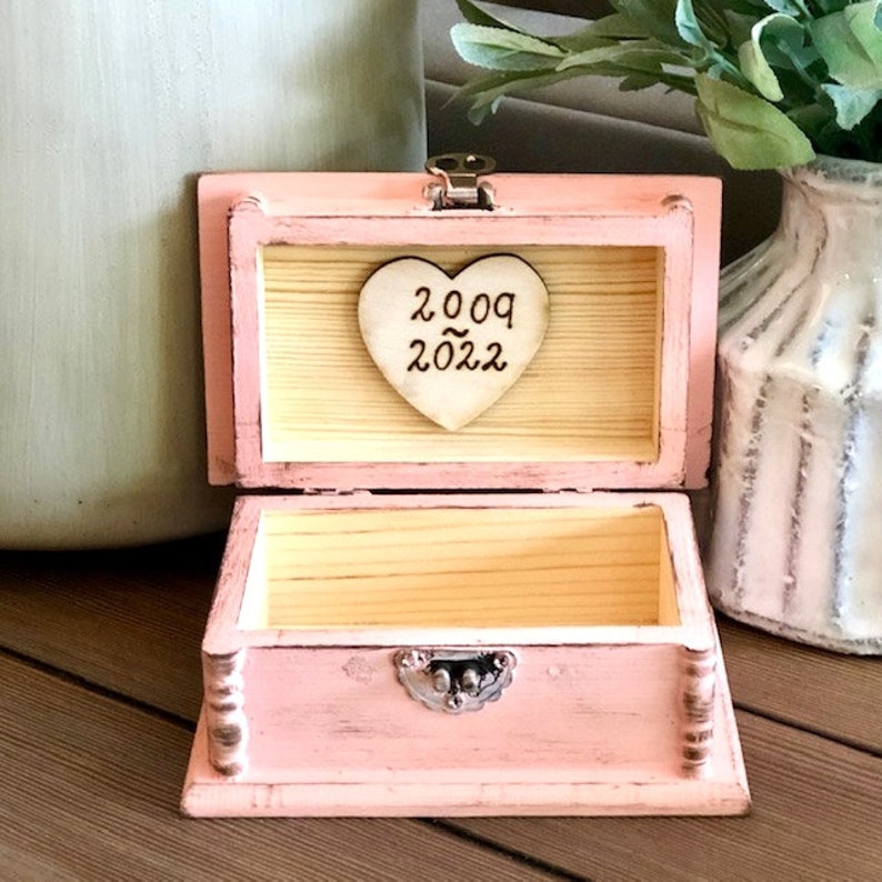 Pet Memorial Pet Memory Box Pet Loss Keepsake Pet Urn Etsy