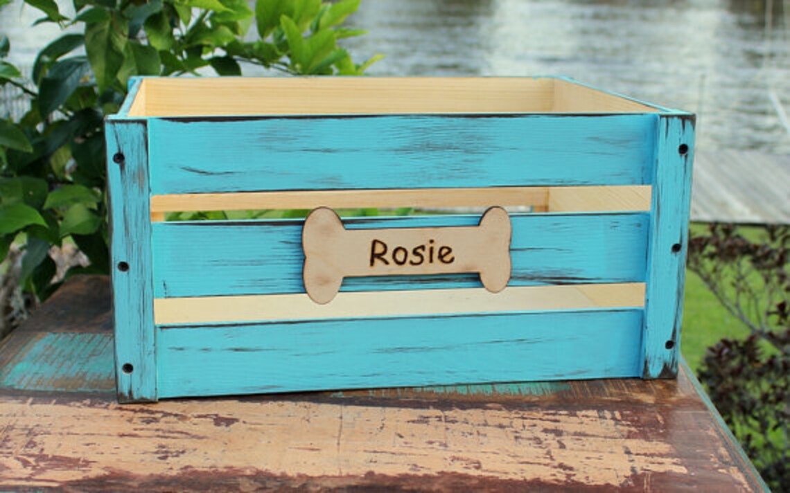 Toy Storage Dog Toy Storage Dog Toys Dog Crate Toy Chest Etsy