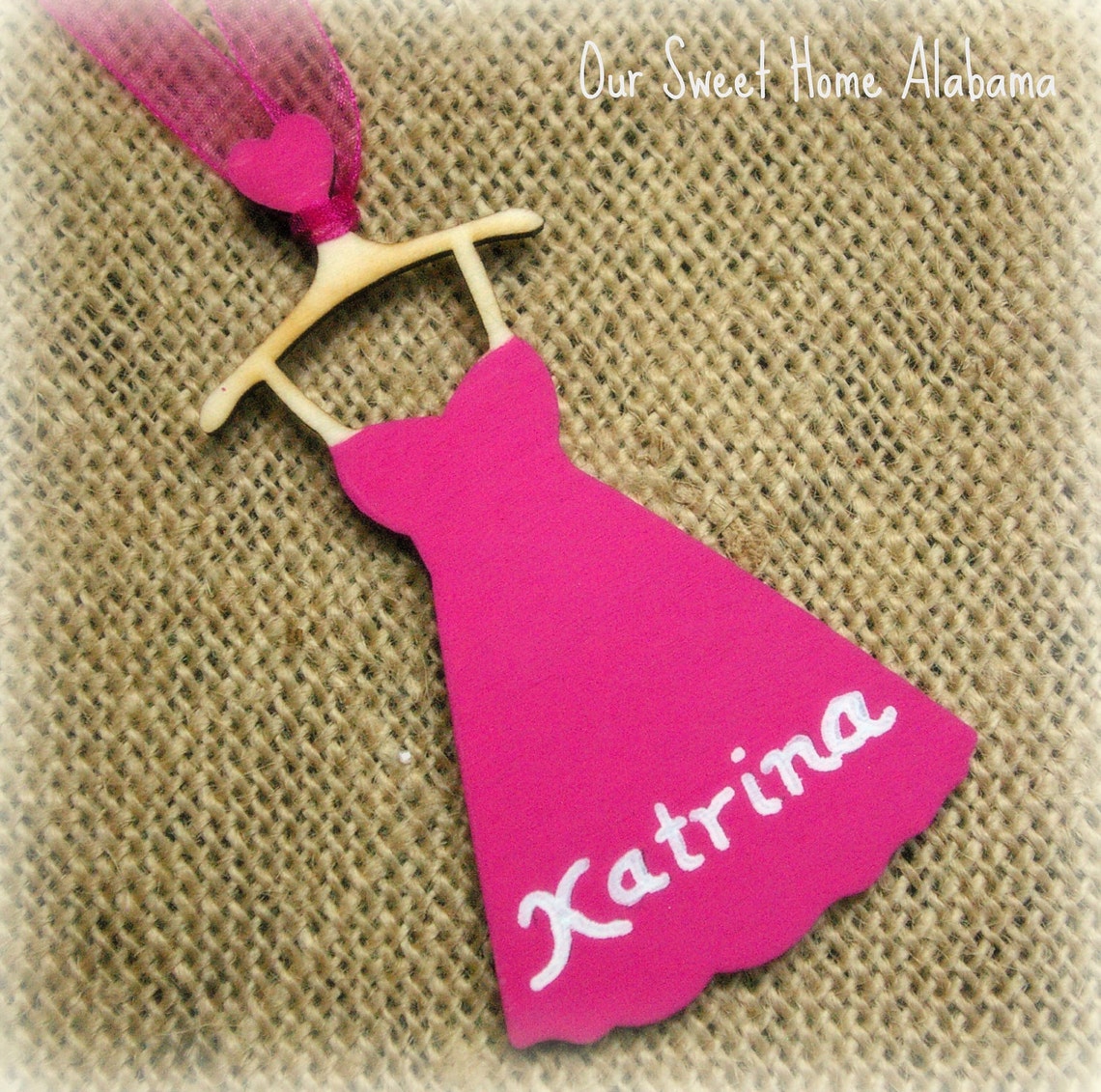 Girls Christmas Ornament Personalized Girls Ornament Girls Etsy