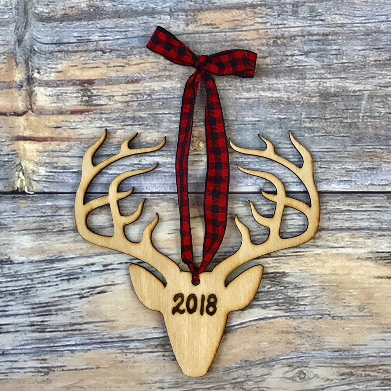 Deer Antler Christmas Ornaments 