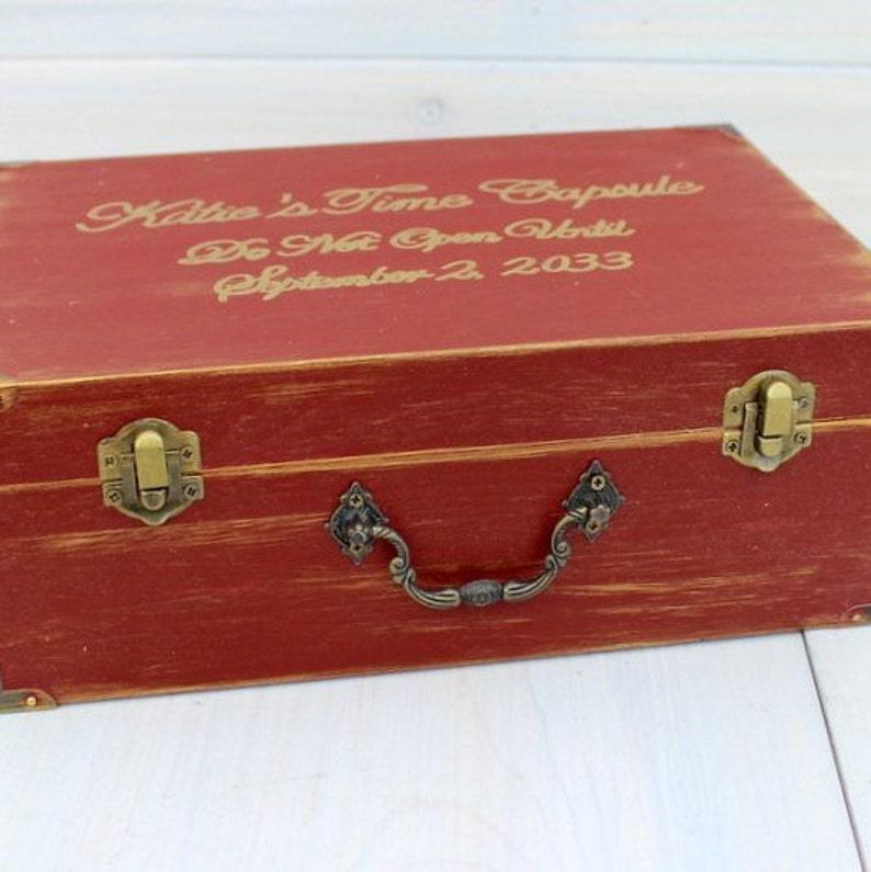 Personalized Keepsake Box - Time Capsule - 1st Birthday Box - Baptism Gift - MEDIUM  