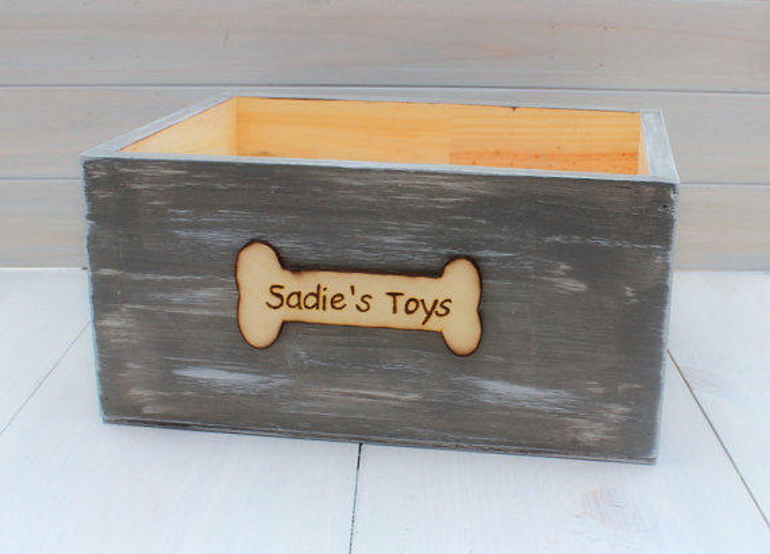 Toy Storage Dog Toy Box Pet Toy Box Personalized. color of Etsy