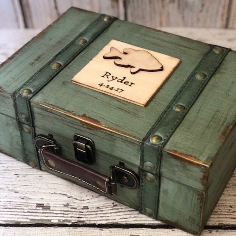 Personalized Keepsake Box Baby Boy Gift Memory Box Etsy