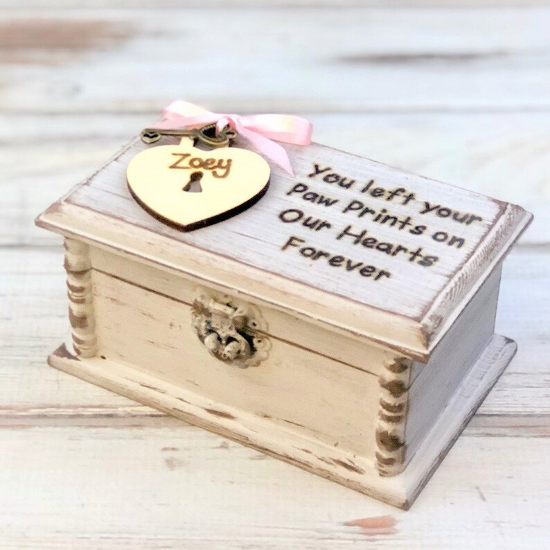Pet Memorial Pet Memory Box Pet Loss Keepsake Pet Urn Etsy