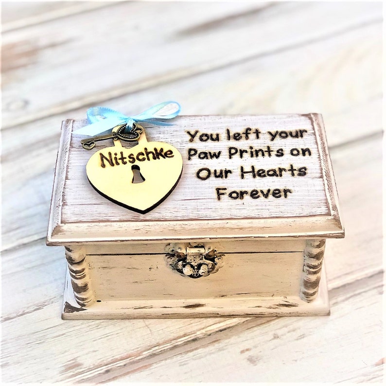 Pet Loss Keepsake Gift Pet Memorial Pet Memory Box Pet Etsy