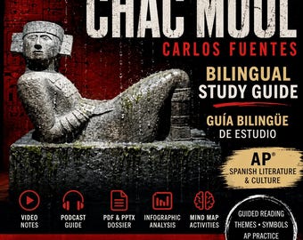 Guía de estudio bilingüe de Chac Mool / Literatura española AP, Carlos Fuentes (Paquete para estudiantes y profesores)