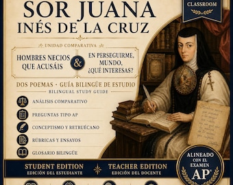 Sor Juana AP Spanish Literature Bilingual Study Guide (Hombres necios, En perseguirme)