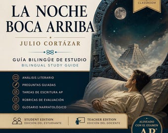La noche boca arriba Bilingual AP Spanish Study Guide Student & Teacher Editions