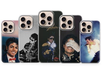 Michael Jackson Phone Case King of Pop Cover for iPhone 17, 17Pro, 16e, 15, 14, 13, 12, Samsung S26, S25, A17, A57, Pixel 10Pro, 9A