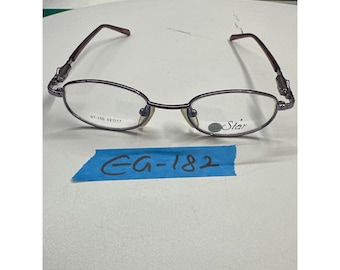 Star Eyeglasses Frame ST-150 42-17-125 Eyewear Full Rim Purple & Brown China