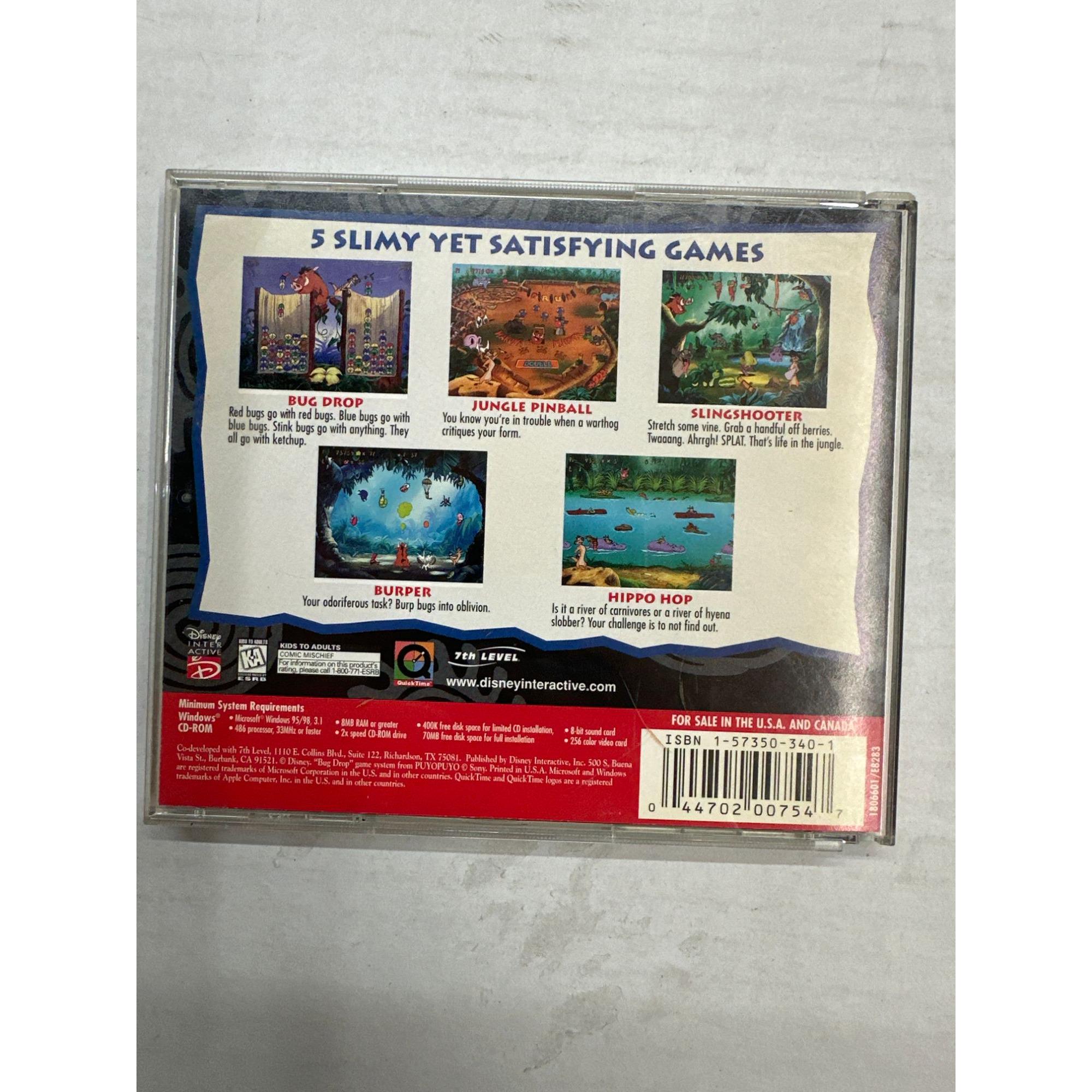 Gamebreak Cd Rom Disney's Timon & Pumbaa's Jungle Games PC CD-ROM Gamebreak Windows 95/ ...