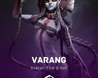 Varang Figure - Hand Painted 3D Printed Resin Statue, Movie Collectible Fan Art