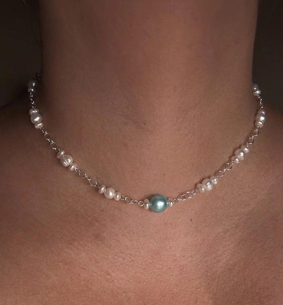 "Water Soul" Choker (Freshwater Pearl)