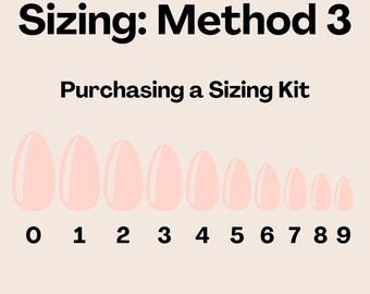 Kit de medición para uñas postizas